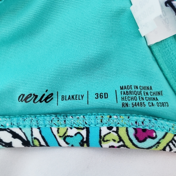Turquoise aerie bathing suit top - Picture 4 of 4